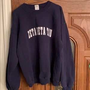 Vintage Zeta Beta Tau Fraternity hoodie Large